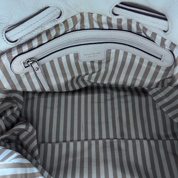 Kate Spade New York Westbury Drawstring Opus Bag, Ivory Pebbled Leather - Picture 8 of 10